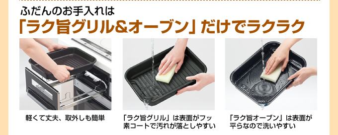 ラク旨グリル＆オーブンだけで楽々