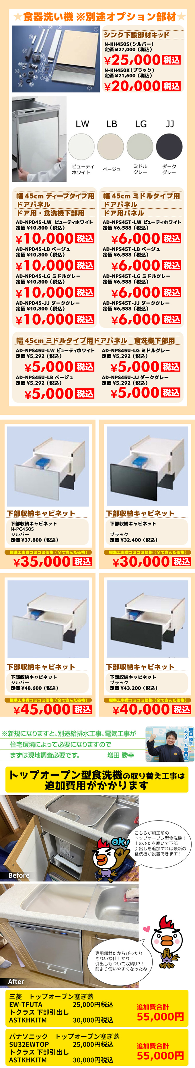 Panasonic（パナソニック）の食器洗い機